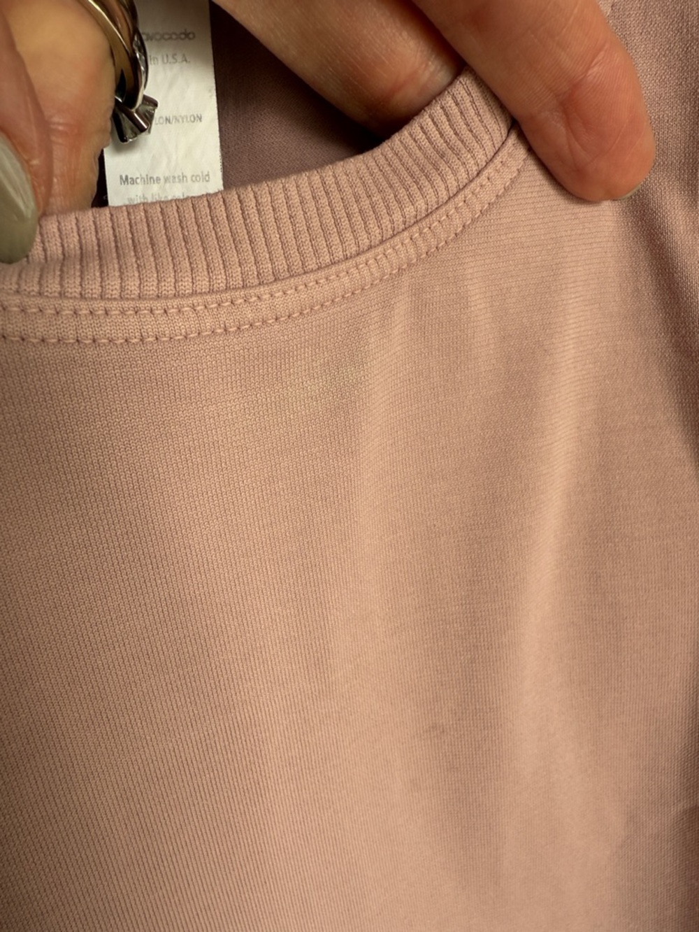 A by avocado Dusty Pink Sleeveless Crop Tank - Picture 4 of 9